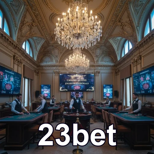 Ilustração de Explore os serviços VIP da 23bet em um cassino online fácil